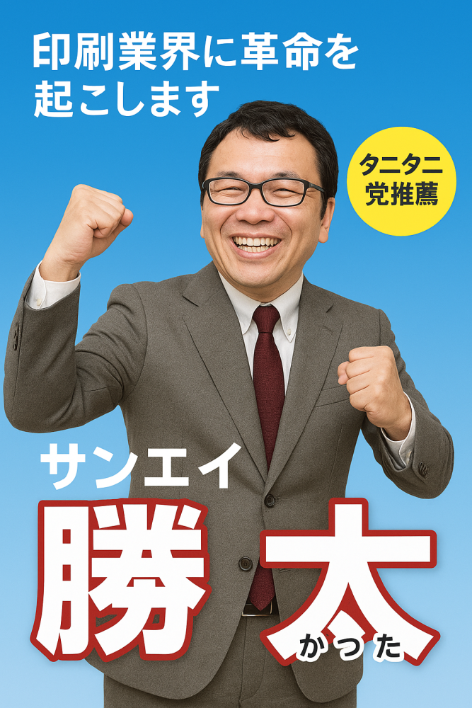 選挙用ポスター（糊あり・糊なし選択可）